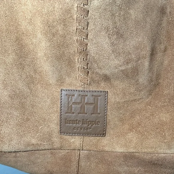 Haute Hippie Tan Suede Hobo Bag - Picture 2 of 8